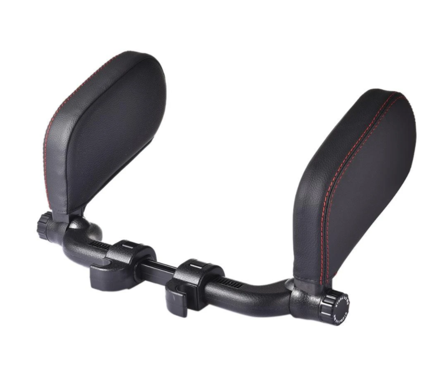 Car headrest pillow Sleep Adjustable Side Car Soft Travel Seat Headrest Auto Leather Support Neck Pillow Cushion car accessories